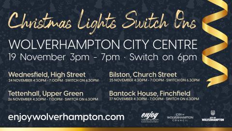 Countdown To Christmas Lights Switch Ons! | City Of Wolverhampton Council